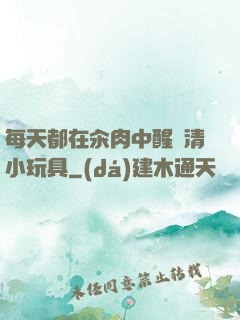 每天都在汆肉中醒來清小玩具