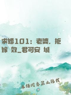 求婚101：老婆，拒嫁無效