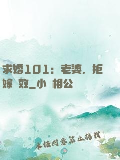 求婚101：老婆，拒嫁無效