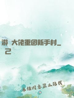 游戲大佬重回新手村