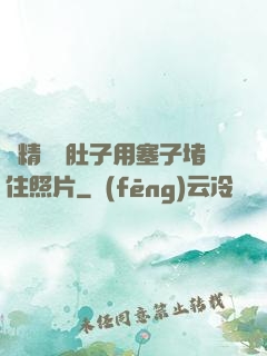漲精裝滿肚子用塞子堵住照片