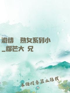 激情艷婦熟女系列小說