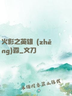 火影之英雄爭(zhēng)霸