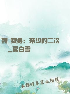 烈愛焚身：帝少的二次歡寵