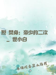 烈愛焚身：帝少的二次歡寵