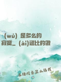 無(wú)敵是多么的寂寞