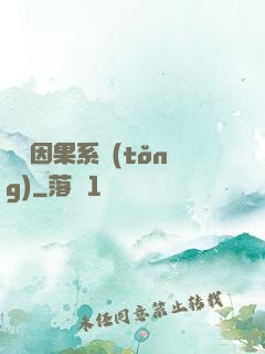 無雙因果系統(tǒng)