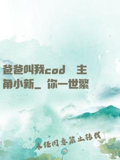 爸爸叫我cod媽媽主角小新