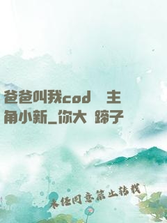 爸爸叫我cod媽媽主角小新