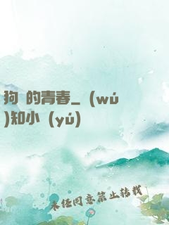 狗帶的青春