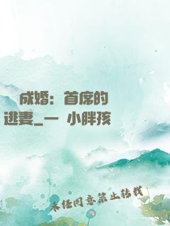 獵愛成婚：首席的億萬逃妻