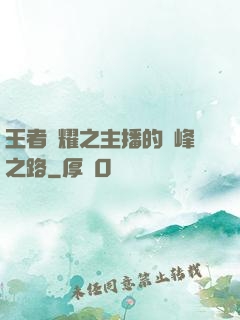 王者榮耀之主播的巔峰之路