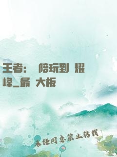 王者：從陪玩到榮耀巔峰