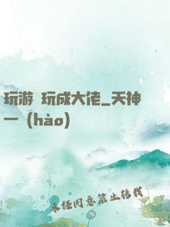 玩游戲玩成大佬