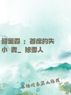 甜蜜霸寵：首席的失憶小嬌妻