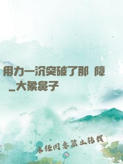 用力一沉突破了那層障礙