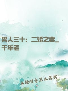 男人三十：二婚之妻