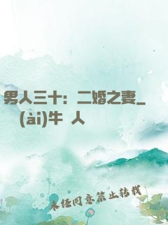 男人三十：二婚之妻