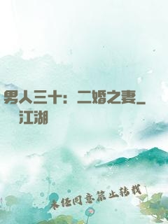 男人三十：二婚之妻