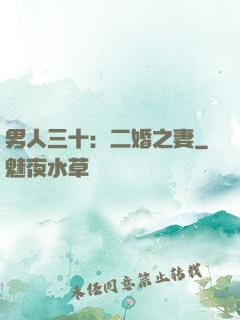 男人三十：二婚之妻