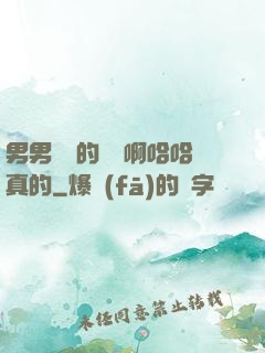 男男車車的車車啊哈哈真的
