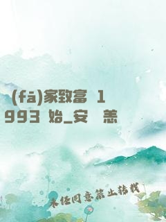 發(fā)家致富從1993開始