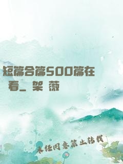 短篇合篇500篇在線觀看