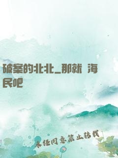 破案的北北