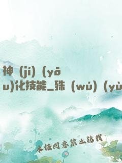 神級(jí)優(yōu)化技能