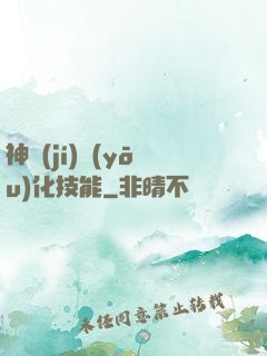 神級(jí)優(yōu)化技能