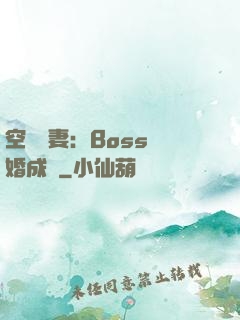 空間嬌妻：Boss寵婚成癮