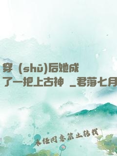 穿書(shū)后她成了一把上古神劍