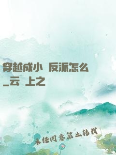 穿越成小說反派怎么辦