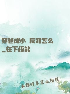 穿越成小說反派怎么辦