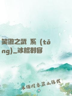 笑傲之武俠系統(tǒng)