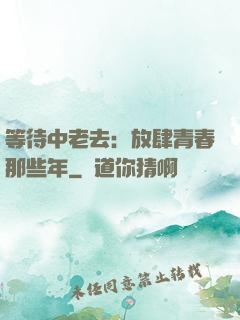 等待中老去：放肆青春那些年