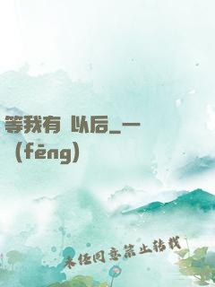 等我有錢以后
