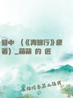 簪中錄（《青簪行》原著）