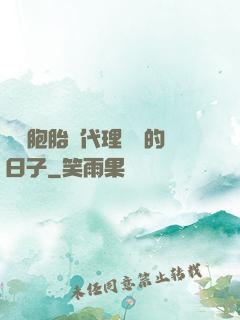 給雙胞胎當代理媽媽的日子