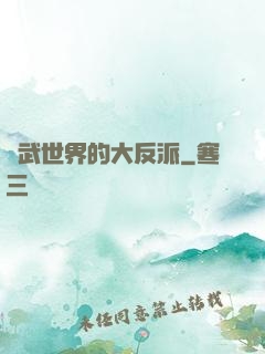 綜武世界的大反派