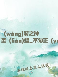 網(wǎng)游之神圣聯(lián)盟