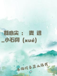 總裁心尖寵：嬌妻別逃