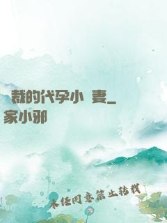 總裁的代孕小嬌妻