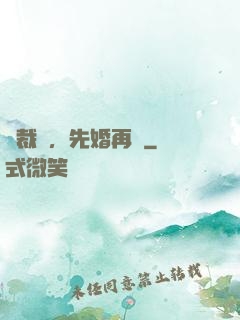 總裁說，先婚再愛
