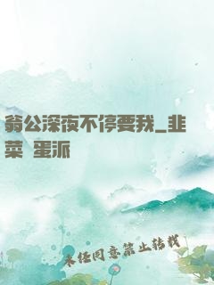 翁公深夜不停要我