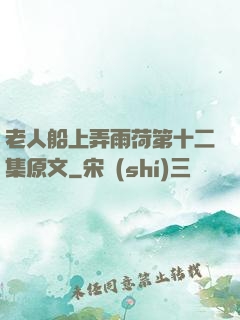 老人船上弄雨荷第十二集原文