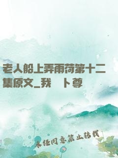 老人船上弄雨荷第十二集原文