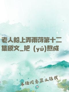 老人船上弄雨荷第十二集原文
