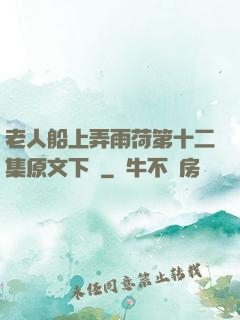 老人船上弄雨荷第十二集原文下載