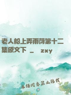 老人船上弄雨荷第十二集原文下載